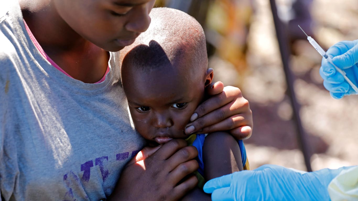 Situation im Kongo: 18 Millionen Kinder unter fünf Jahren sind im vergangenen Jahr geimpft worden.