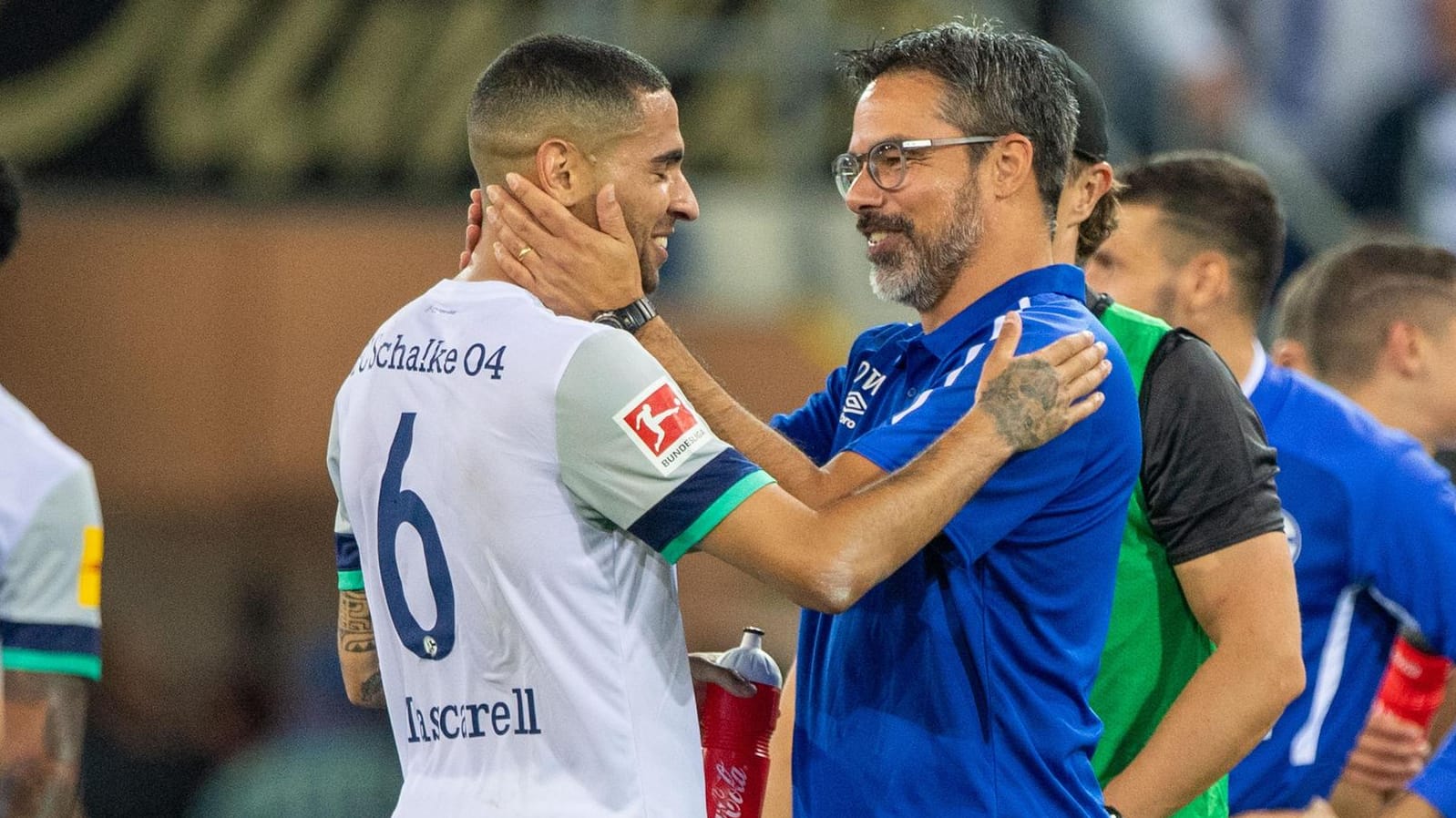 Omar Mascarell (li.): Der Spanier pflegt eine ganz besondere Beziehung zu Trainer David Wagner (re.).