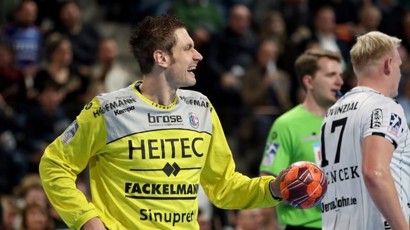 Steht künftig für Minden im Tor: Ex-Handball-Weltmeister Carsten Lichtlein.