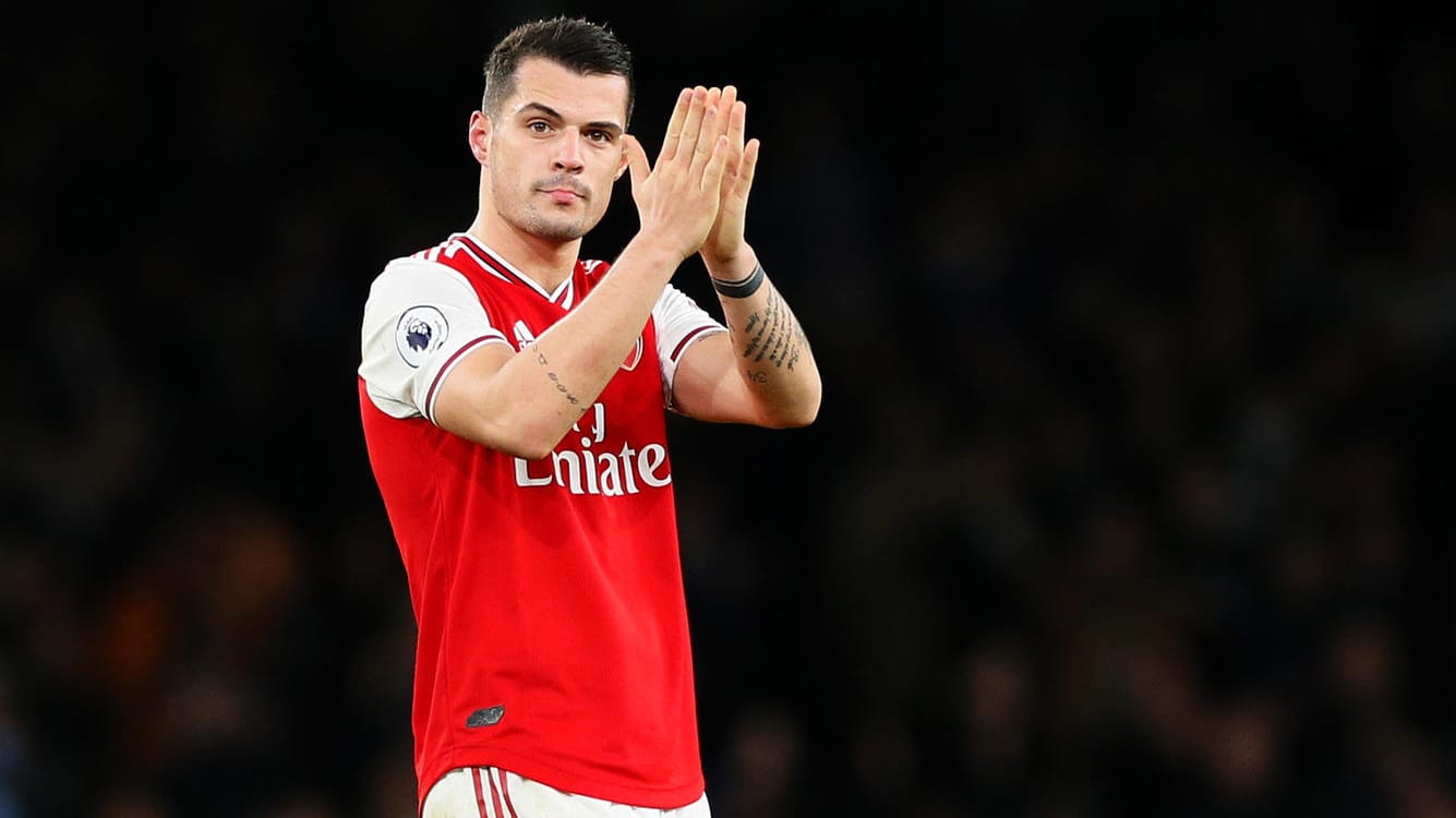 Doch weiter für die "Gunners": Granit Xhaka im Arsenal-Trikot.