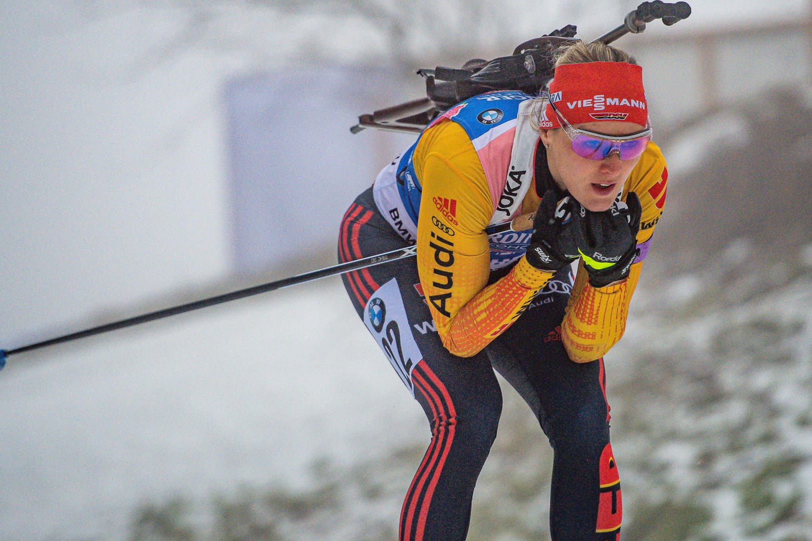 Lief im Sprint in Oberhof auf Rang zwei: Biathletin Denise Herrmann.