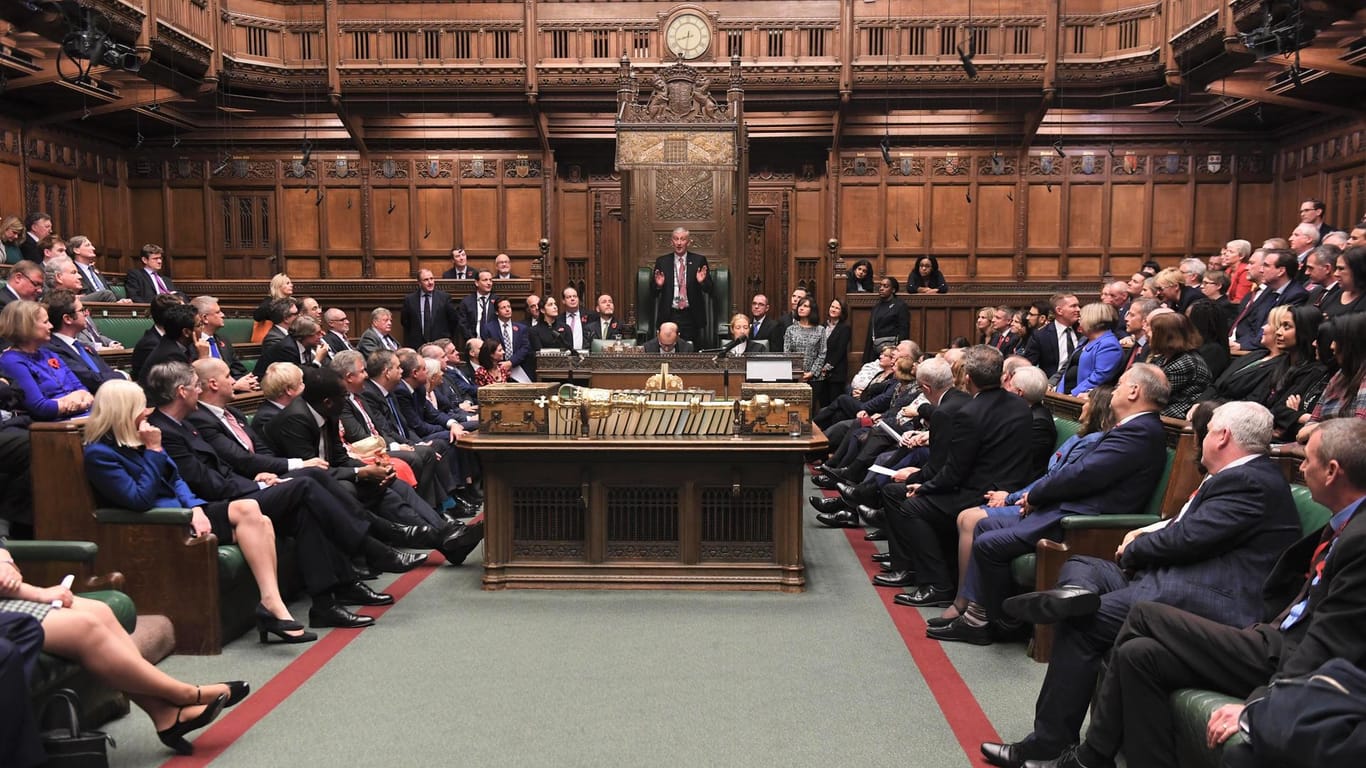 Das sogenannte "House of Commons" in London: Hier wurde jahrelang teils heftig über den Brexit gestritten.