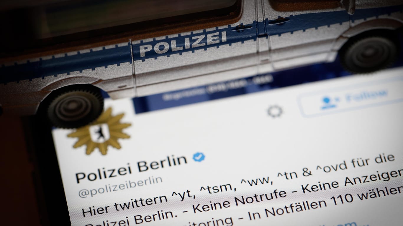 Twitter-Account der Berliner Polizei: Account der Polizei ist möglicherweise rechtswidrig.