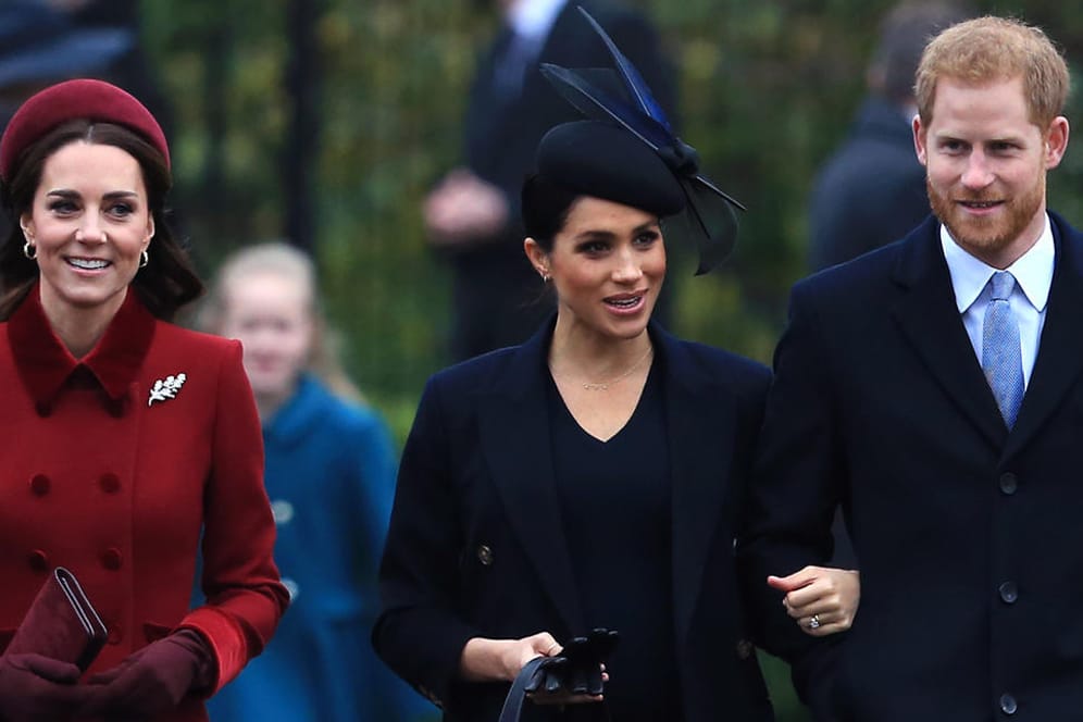 Herzogin Kate, Herzogin Meghan und Prinz Harry: Erstere hat am 9. Januar Geburtstag, von den Sussexes gab es dazu öffentliche Glückwünsche über die Kommentarfunktion von Instagram.