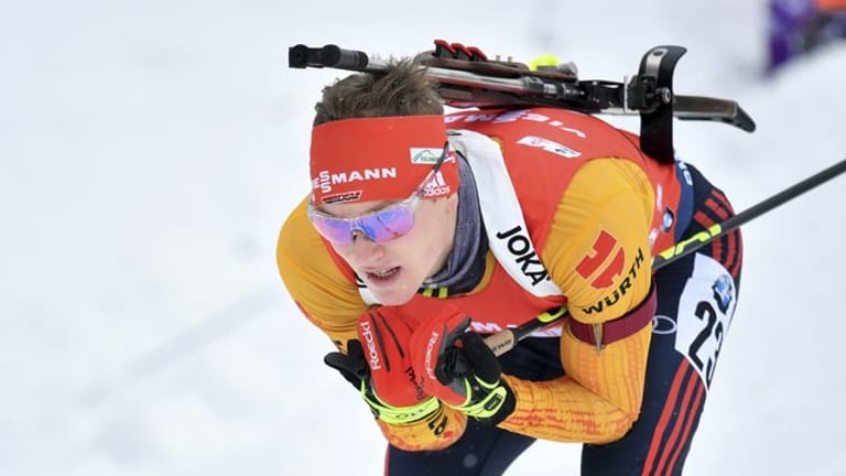 Möchte beim Biathlon-Sprint in Oberhof überzeugen: Benedikt Doll.
