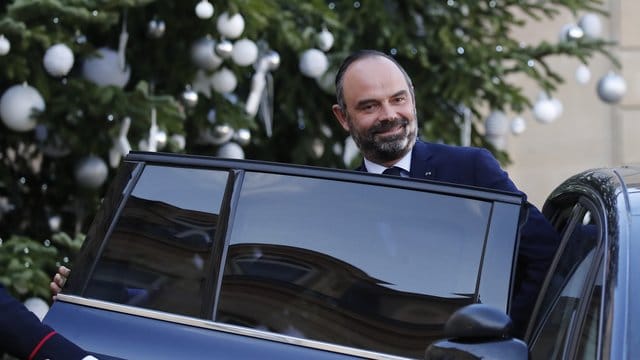 Frankreichs Premierminister Édouard Philippe in Paris.