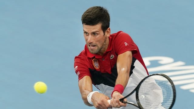 Steht mit Serbien im Halbfinale des ATP Cups: Novak Djokovic.