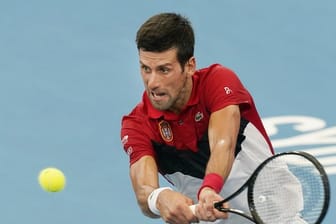 Steht mit Serbien im Halbfinale des ATP Cups: Novak Djokovic.