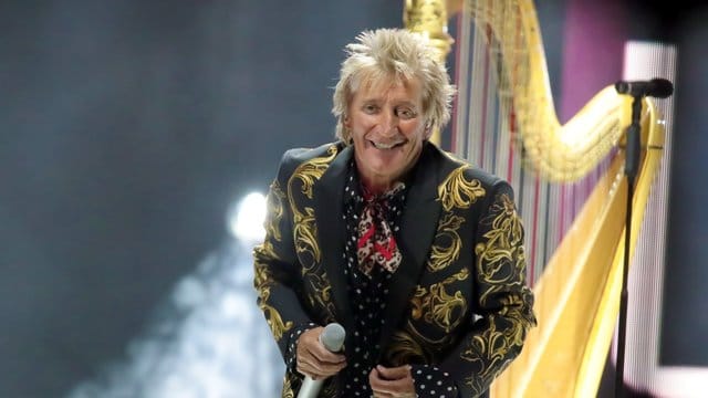 Rod Stewart in der Boardwalk Hall in Atlantic City.