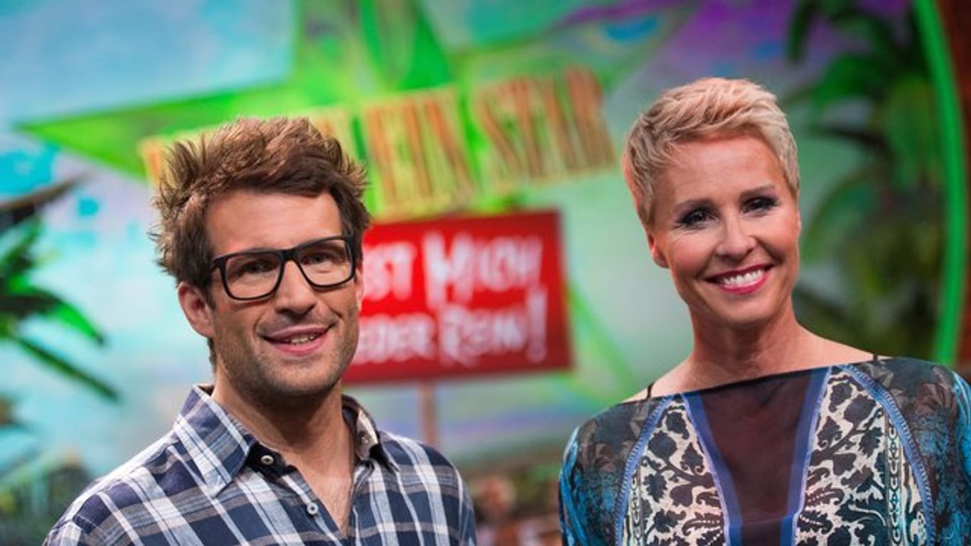 Sonja Zietlow und Daniel Hartwig, Moderatoren der RTL-Show "Ich bin ein Star - Holt mich hier raus!".
