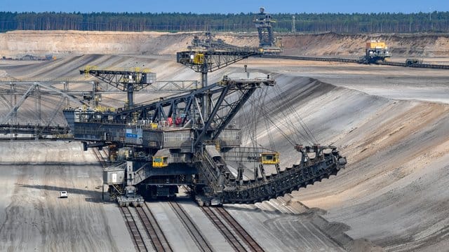 Braunkohletagebau Jänschwalde in Brandenburg.