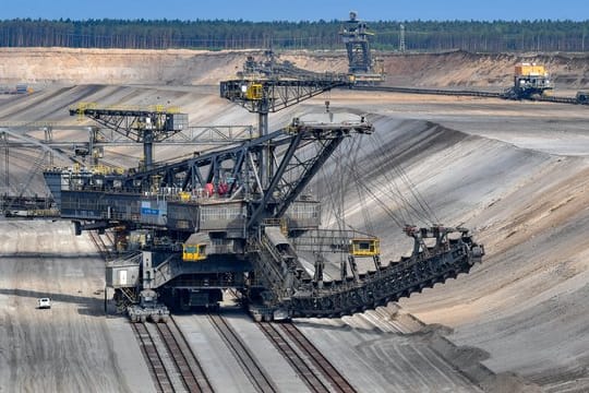 Braunkohletagebau Jänschwalde in Brandenburg.