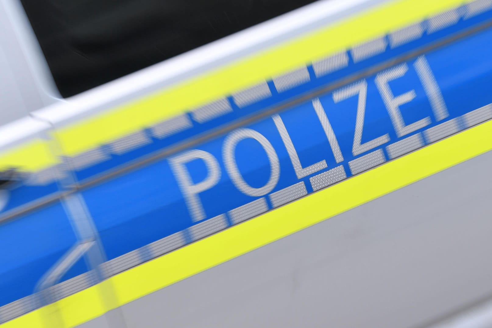 Aufschrift "Polizei" an einem Einsatzfahrzeug: Auf einer Strecke von etwa fünf Metern fanden Kriminalpolizisten weitere Knochen (Symbolbild).