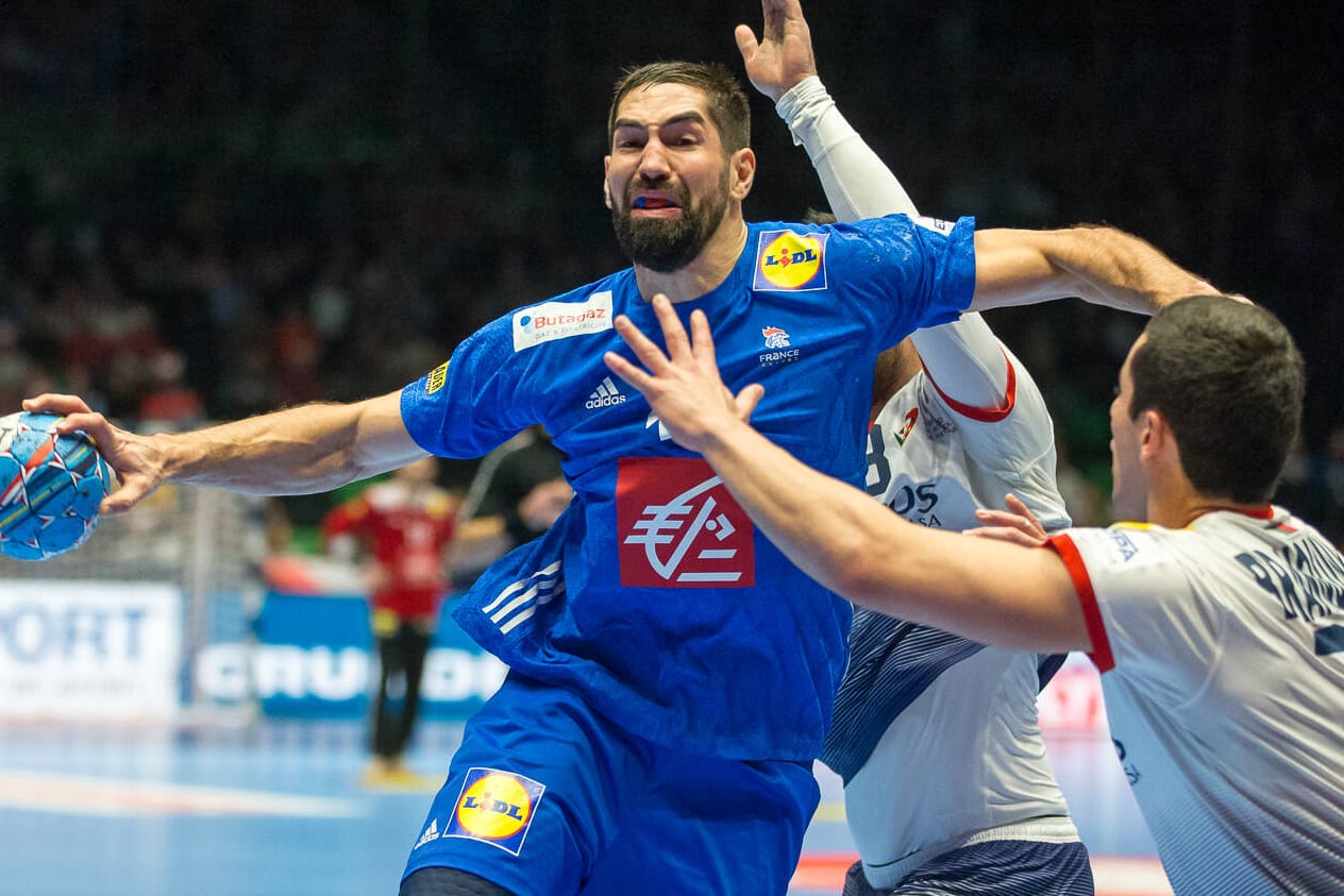 Kaum ein Durchkommen: Nikola Karabatic verlor mit Frankreich völlig überraschend gegen Portugal