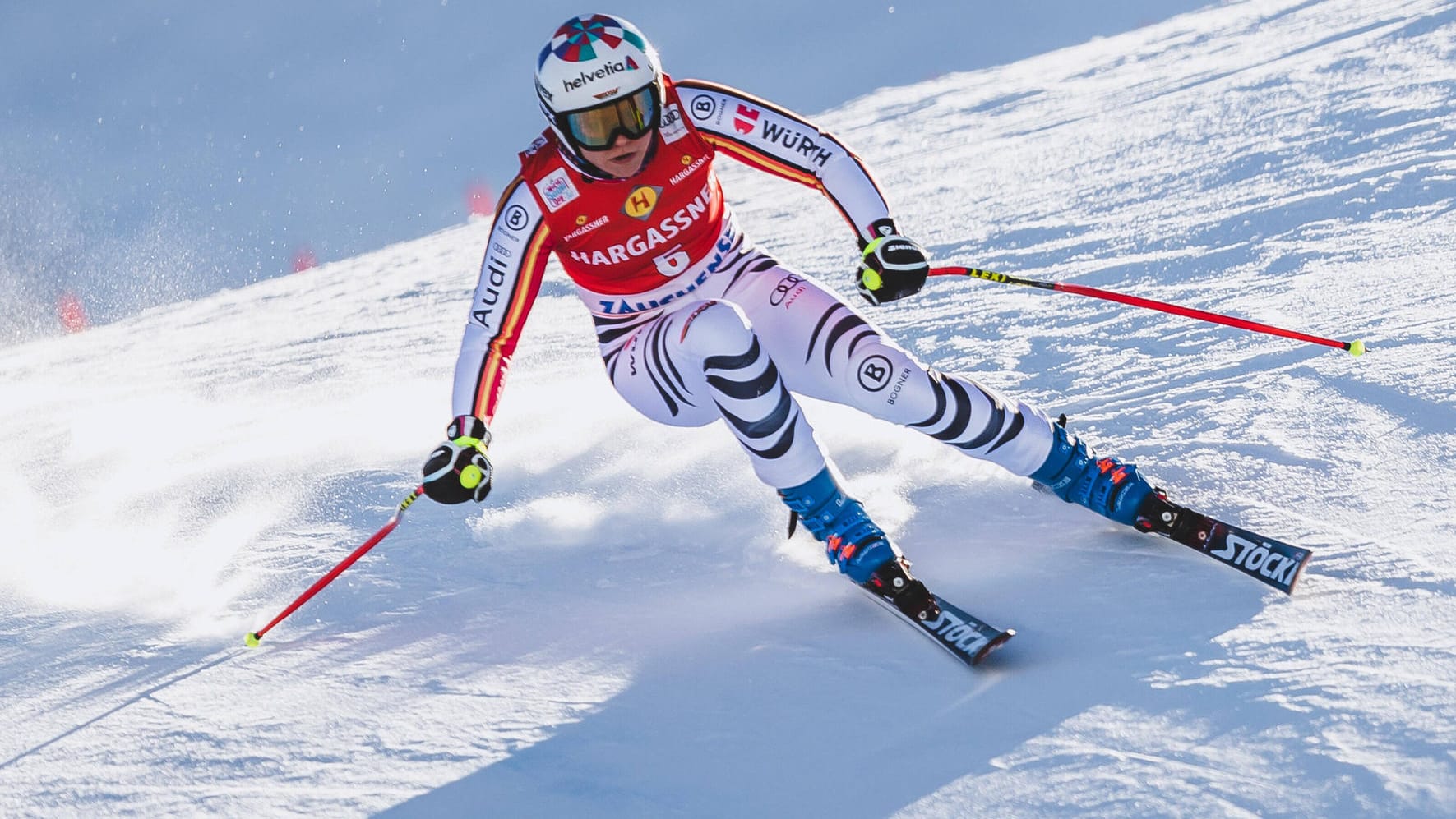 Glücklos: Viktoria Rebensburg auf der Piste in Altenmarkt.