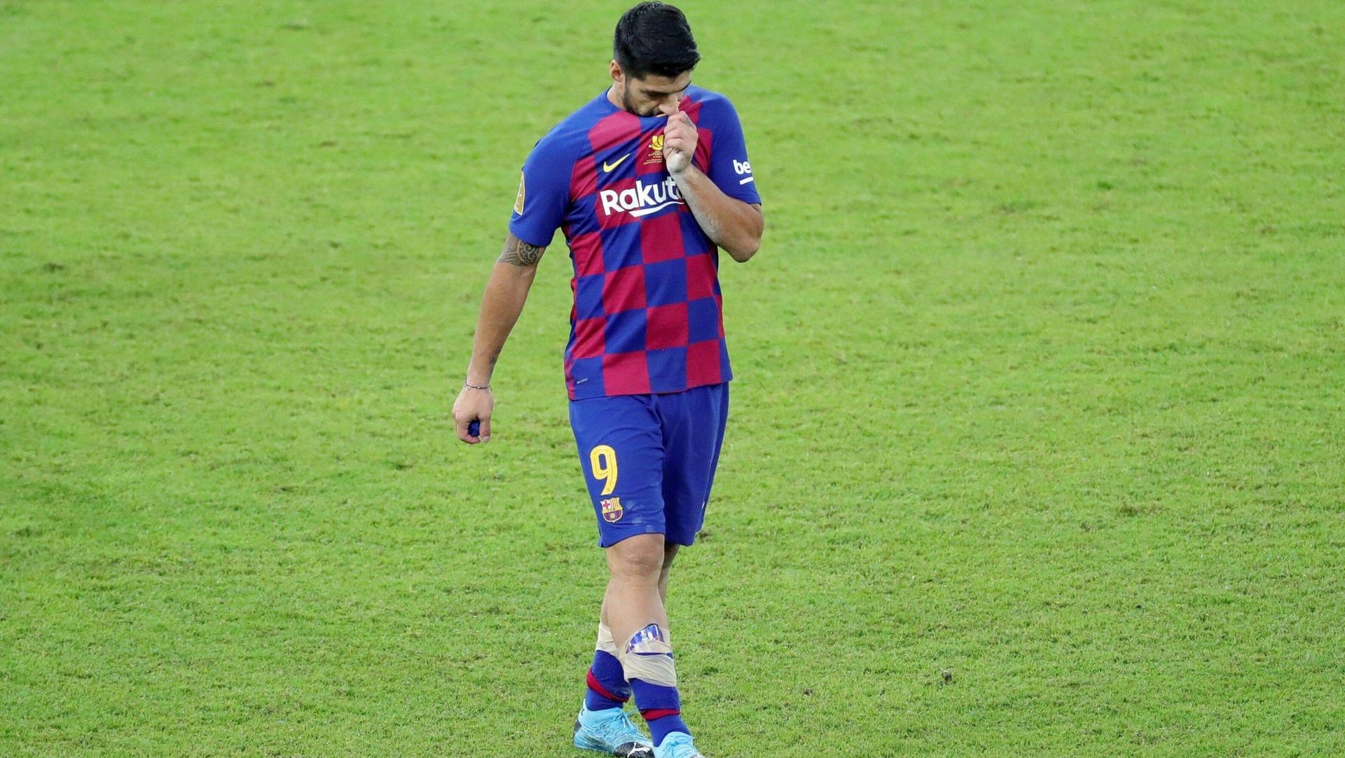 Geknickt: Barça-Stürmer Suárez.