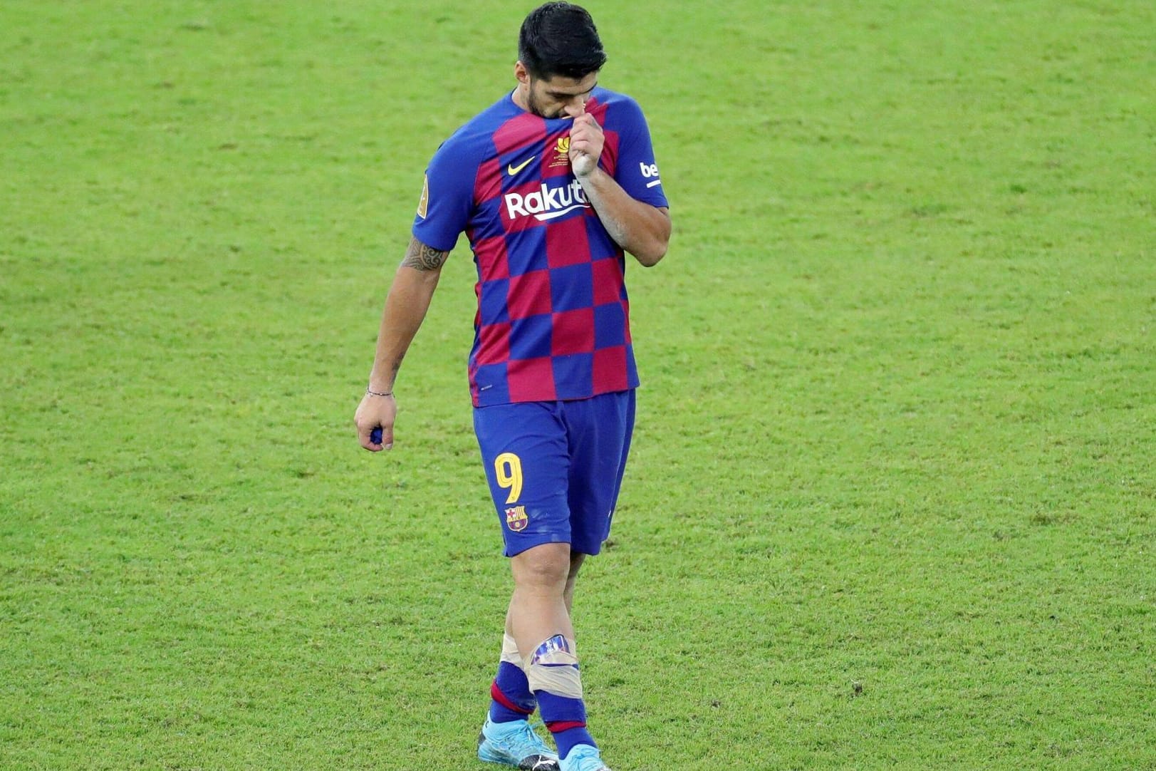 Geknickt: Barça-Stürmer Suárez.