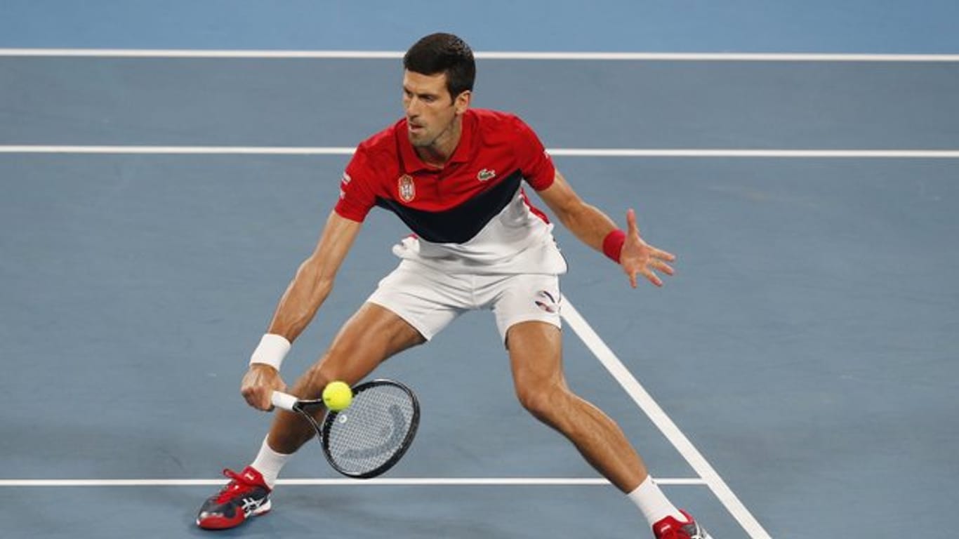 Brachte Serbien gegen Spanien in Führung: Novak Djokovic.