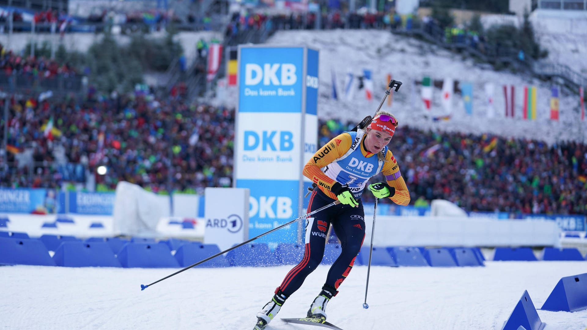 Landete im Massenstart von Oberhof auf Platz fünf: Denise Herrmann.