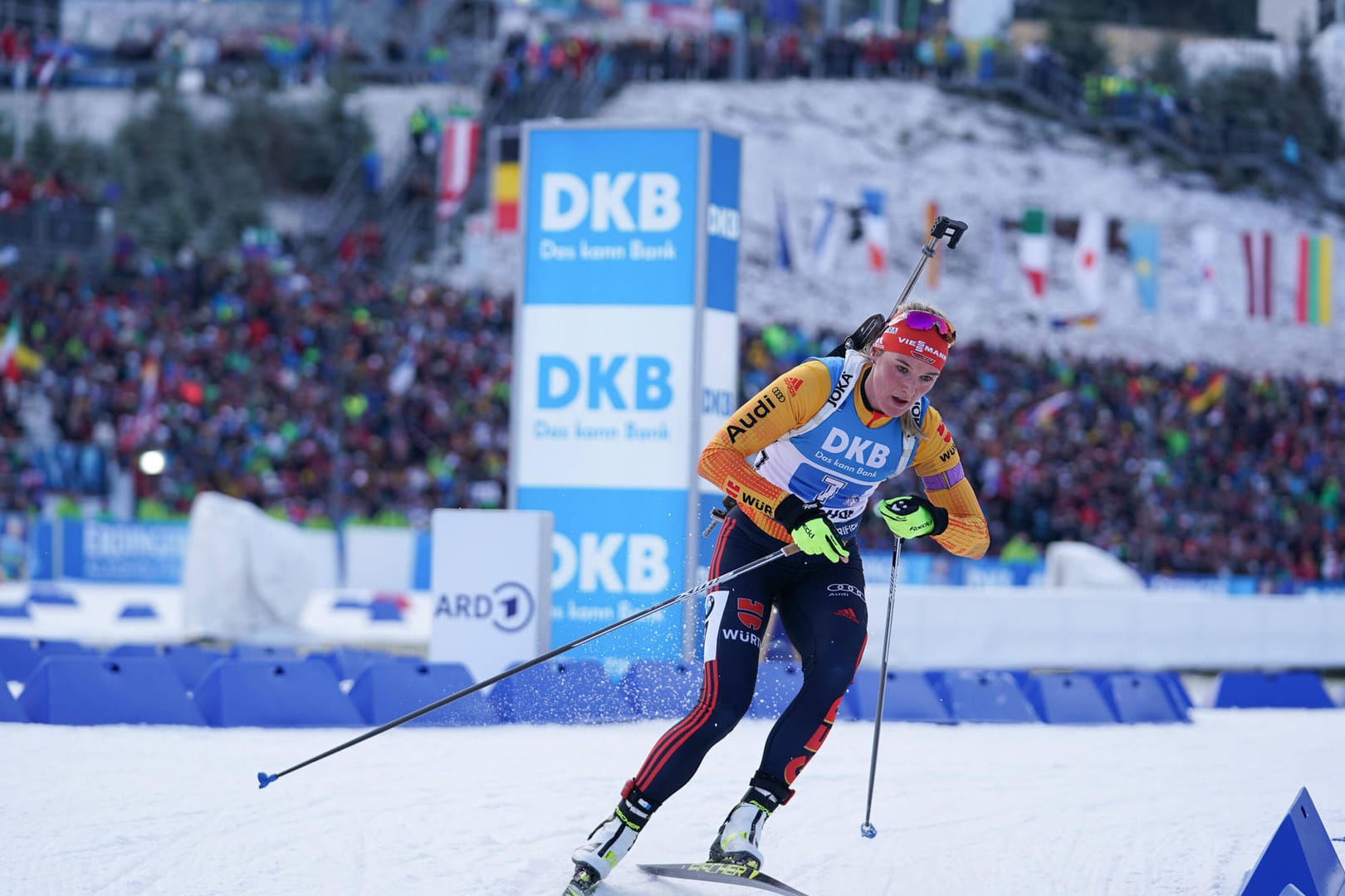 Landete im Massenstart von Oberhof auf Platz fünf: Denise Herrmann.