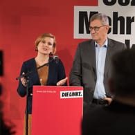 Wollen "soziale Mehrheiten erkämpfen": Katja Kipping und Bernd Riexinger, Vorsitzende der Partei Die Linke.