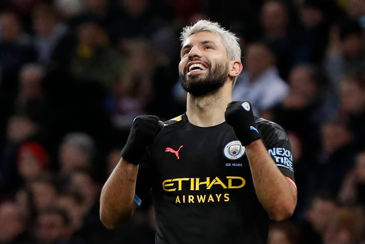 Sergio Aguero: Der Argentinier hat mit seinem Dreierpack Thierry Henry überholt.