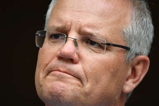 Scott Morrison hat während der seit Monaten tobenden Buschbrände deutlich an Popularität verloren.