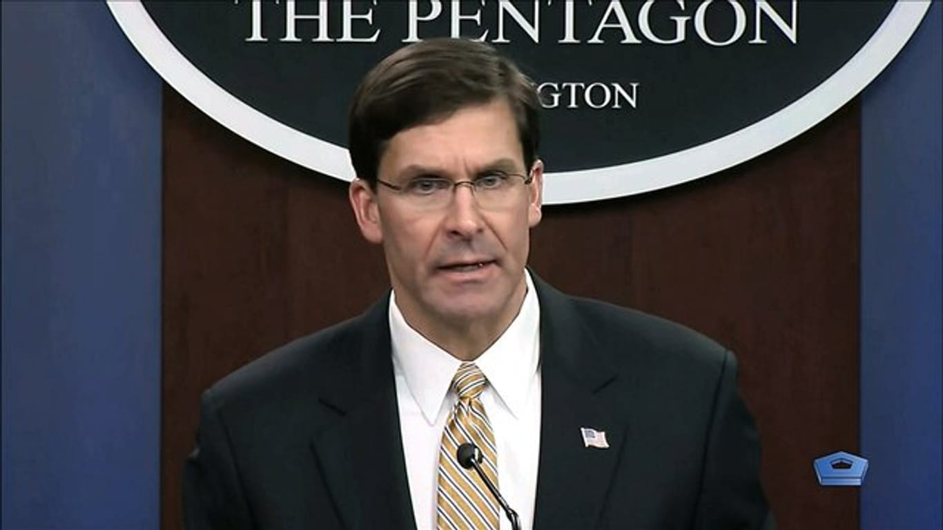 Mark Esper im Pentagon.