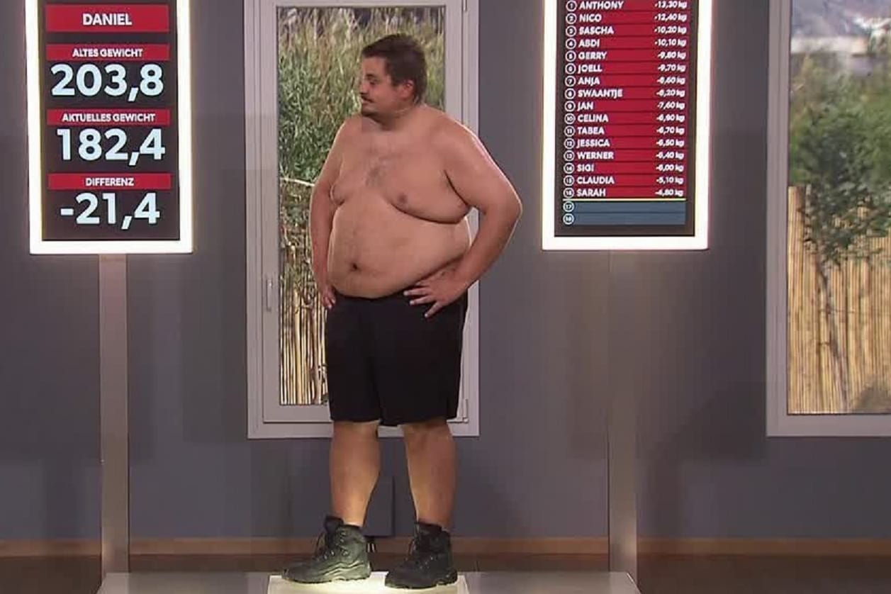 "The Biggest Loser": Kandidat Daniel sorgt für ein Rekordergebnis.