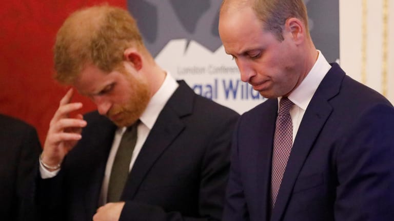 Prinz Harry und Prinz William im Jahr 2018 (Archivbild): Das Verhältnis der beiden Royals gilt schon länger als belastet.
