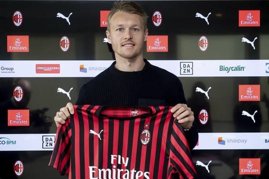 Ist wieder an AC Mailand ausgeliehen: Der Däne Simon Kjaer.