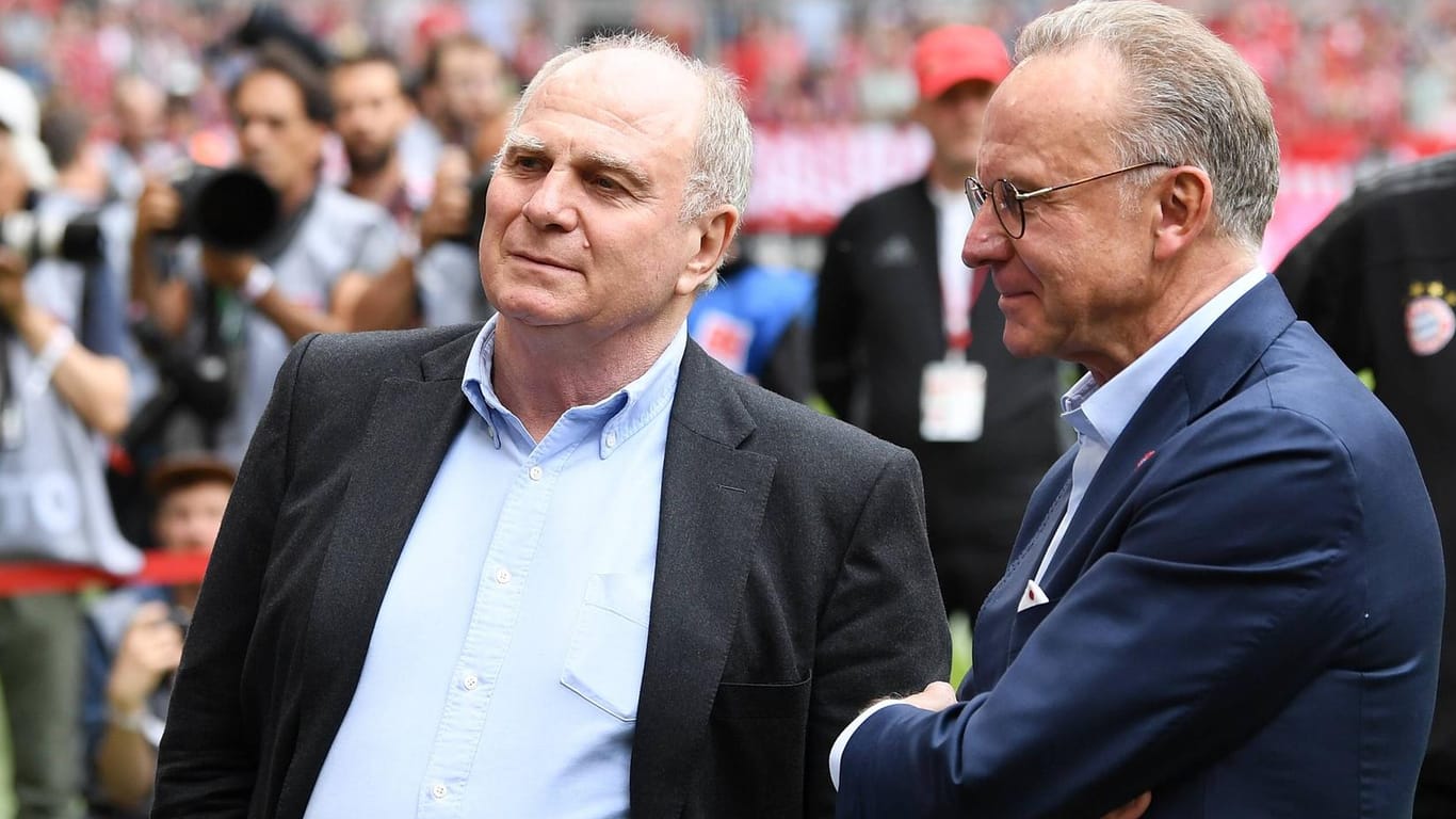 Uli Hoeneß (li.) und Karl Heinz Rummenigge können sich auf einen Geldsegen freuen.