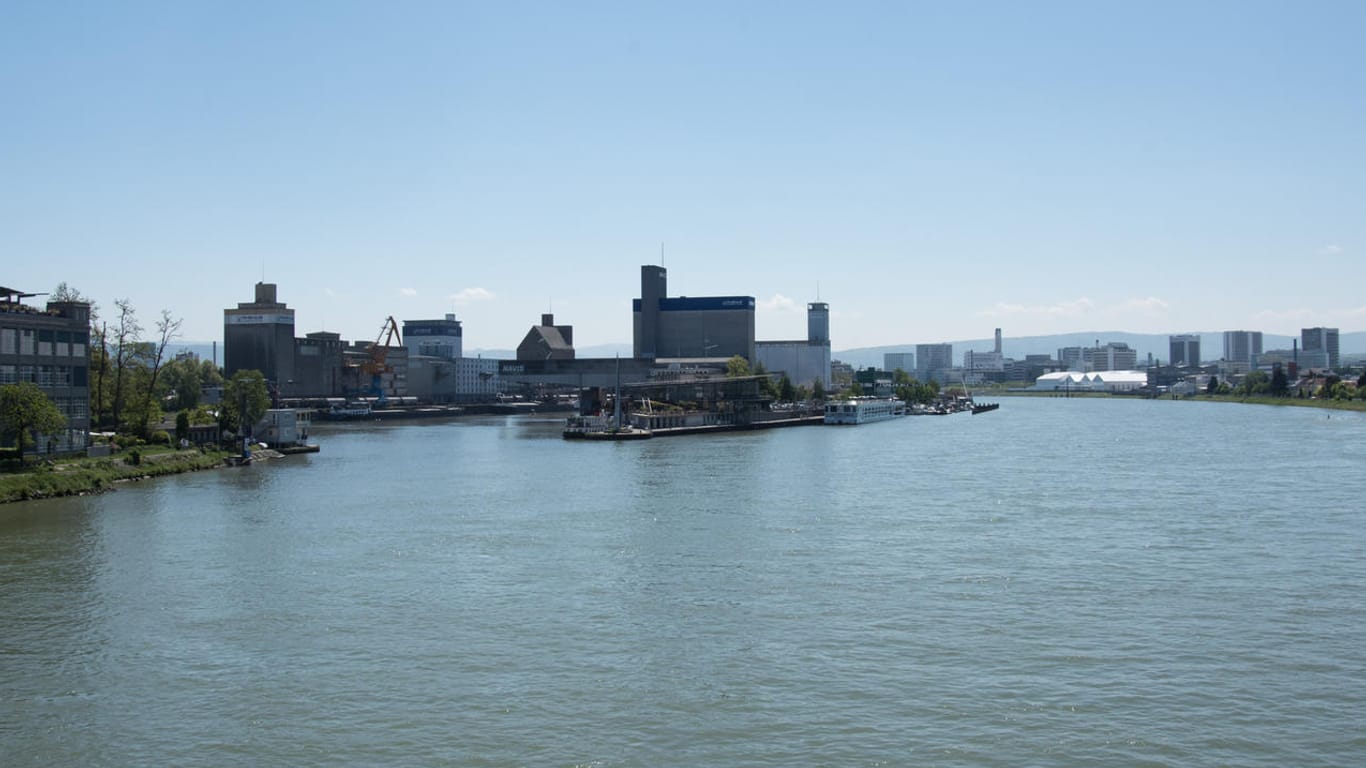 Blick auf den Rhein im Dreiländereck Schweiz, Deutschland, Frankreich: Eine Person kam bei einem Schiffsunglück ums Leben. (Archivbild)