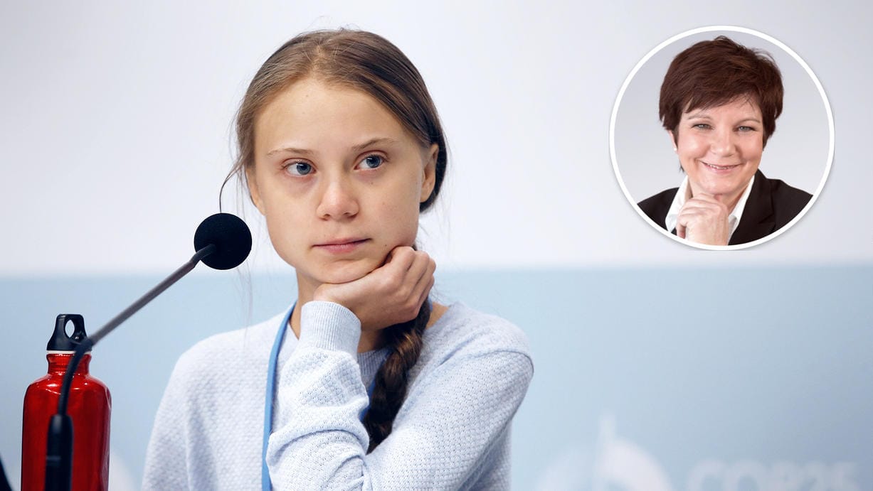 Greta Thunberg: Dass es den Klimawandel gibt, bestreitet niemand mehr.