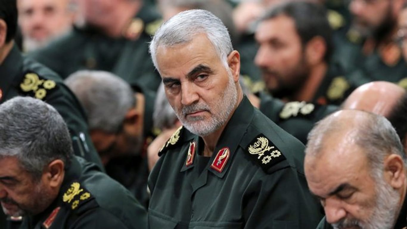Der iranische General Ghassem Soleimani war Anfang Januar von einer US-Drohne im Irak getötet worden.