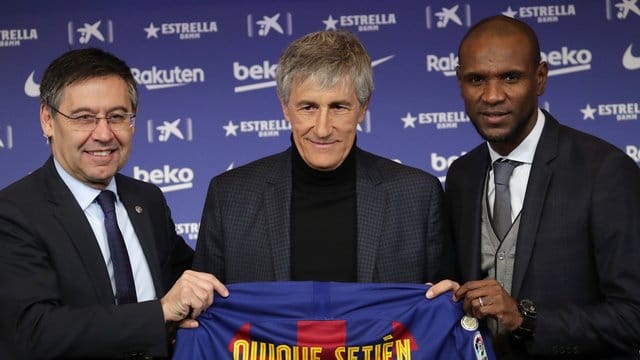 Der neue Barça-Coach Quique Setién (M. Der neue Barça-Coach Quique Setién (M.