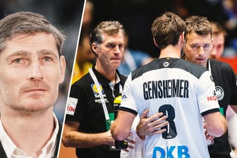 Henning Fritz (l.): Der Handball-Weltmeister empfiehlt der Mannschaft, das Träumen den Fans zu überlassen.