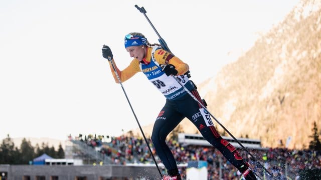 Starke Achte beim Sprint in der Chiemgau Arena: Vanessa Hinz.