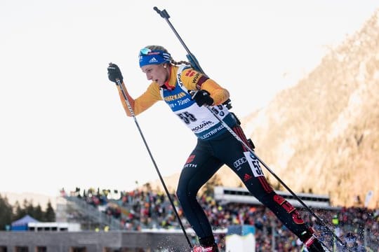 Starke Achte beim Sprint in der Chiemgau Arena: Vanessa Hinz.