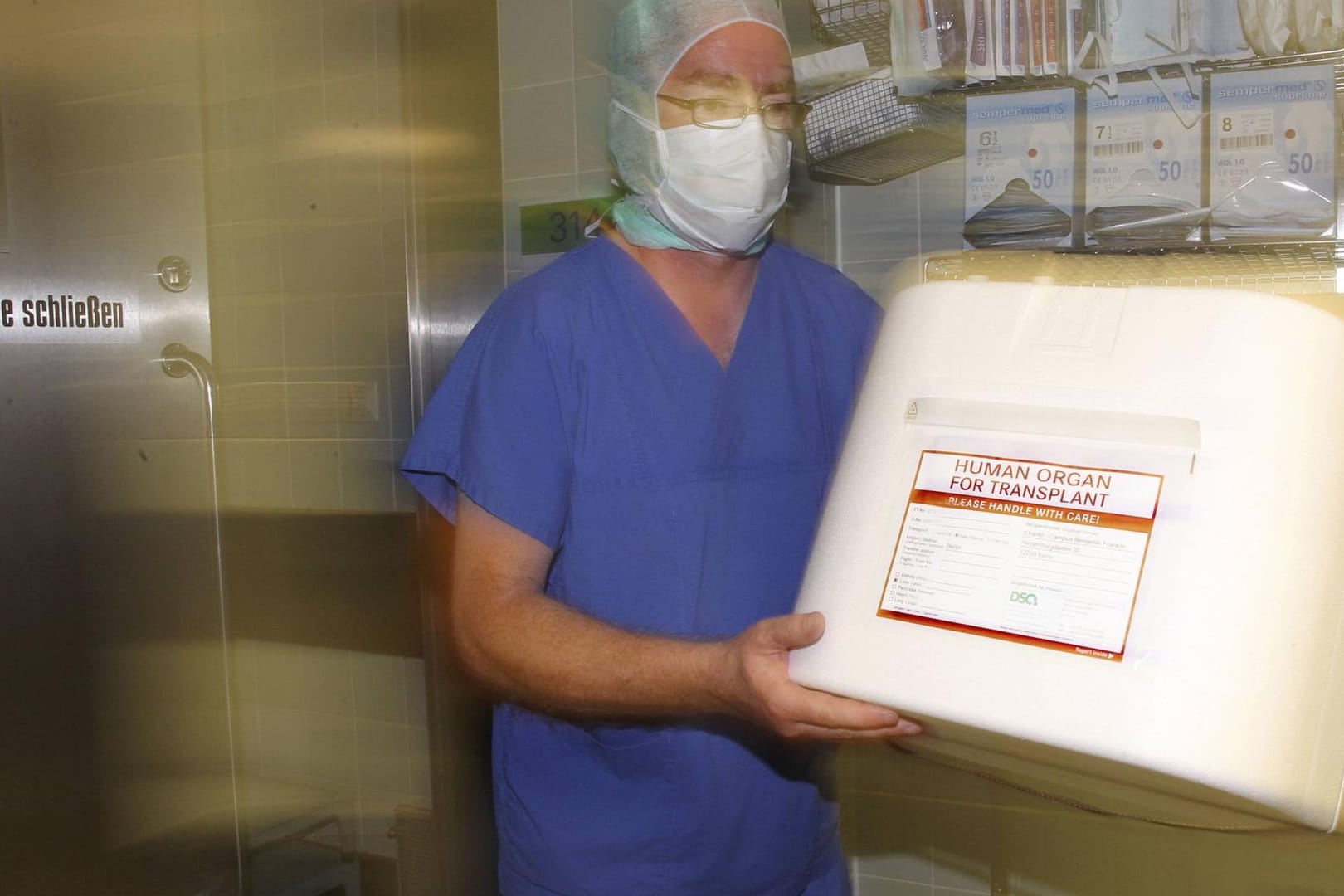 Kühlbox für Organspende