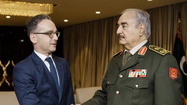 General Chalifa Haftar (r. General Chalifa Haftar (r.