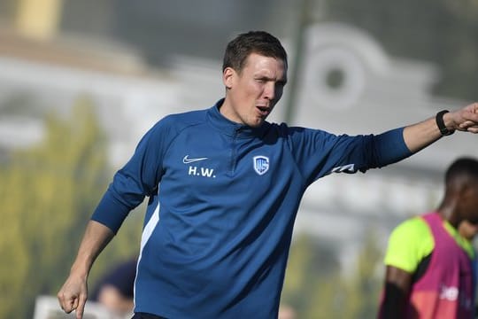 Trainer Hannes Wolf arbeitet beim KRC Genk.