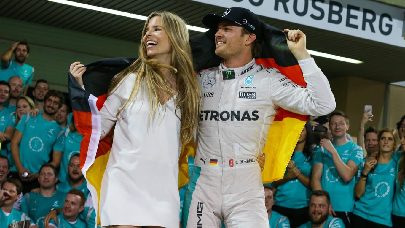Nico Rosberg 2016: Mit Ehefrau Vivian feierte er seinen Weltmeistertitel.
