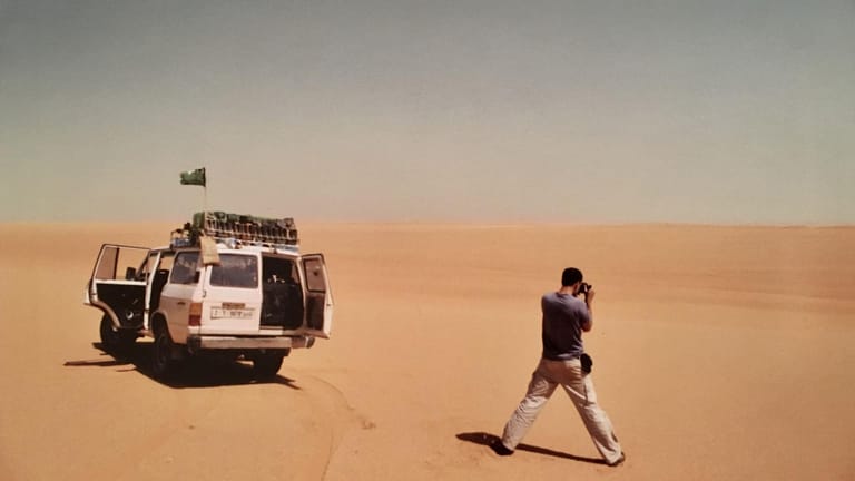 Reportagereise in die libysche Sahara im Jahr 2005.