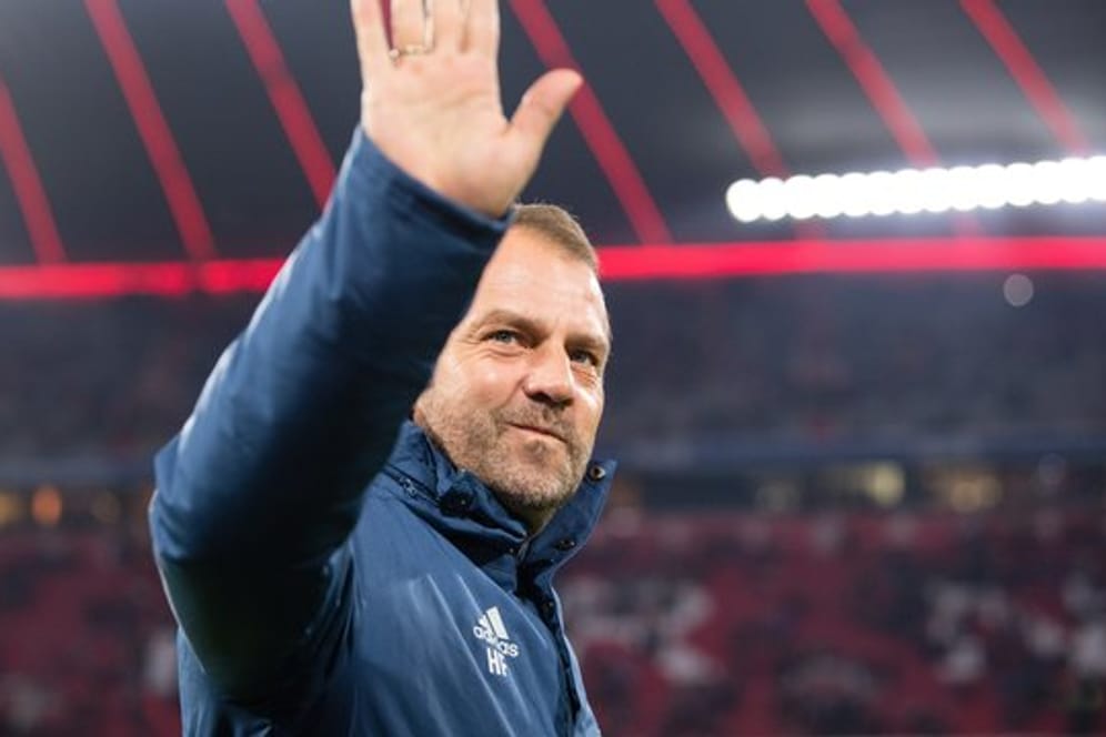 Fühlt sich beim FC Bayern richtig wohl: Trainer Hansi Flick.