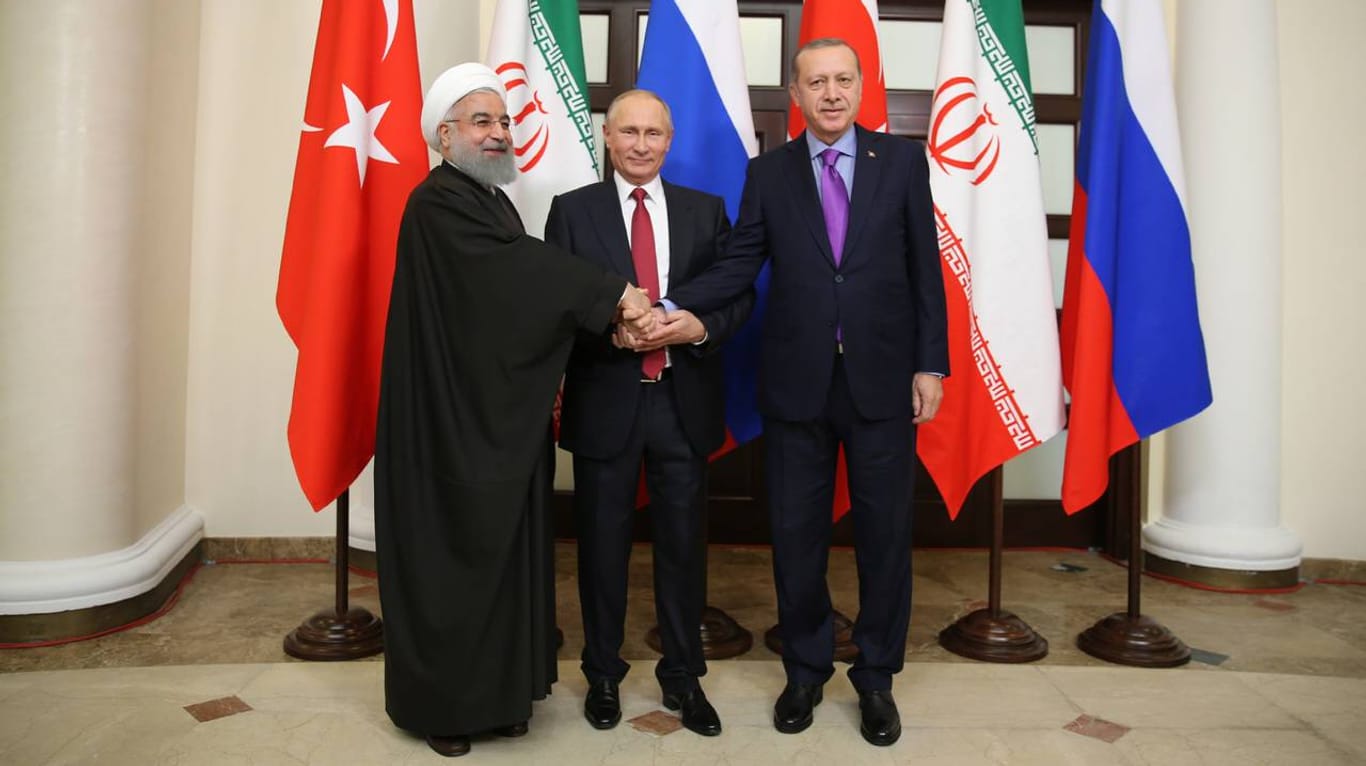 Russland, der Iran und die Türkei verhandeln über eine Nachkriegsordnung in Syrien.