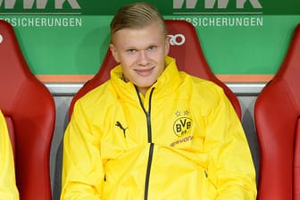Borussia Dortmund: Erling Haaland beim Bundesliga-Auftakt gegen Augsburg.