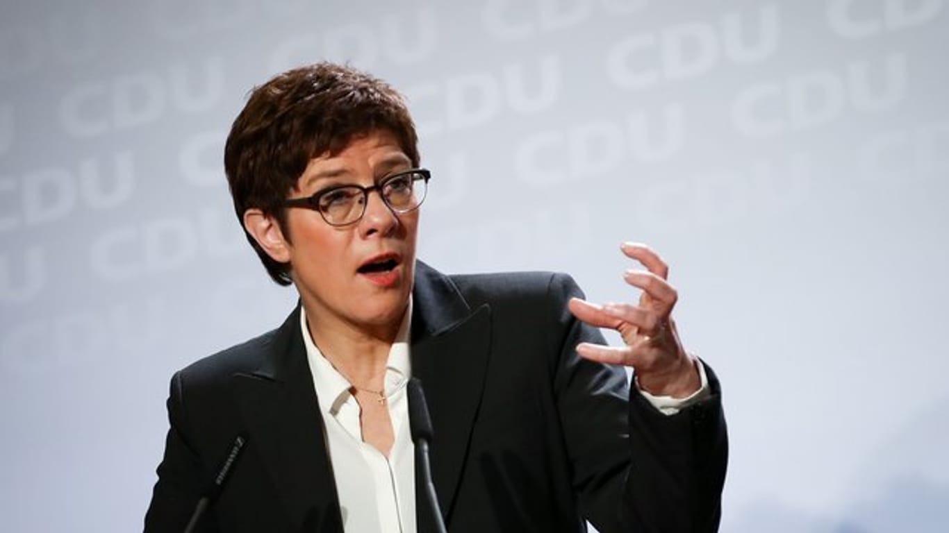 Weit entfernt von einstigen Umfragewerten: CDU-Chefin Annegret Kramp-Karrenbauer.
