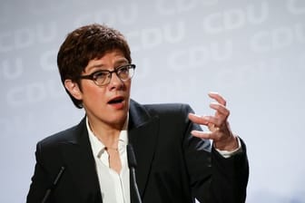 Weit entfernt von einstigen Umfragewerten: CDU-Chefin Annegret Kramp-Karrenbauer.