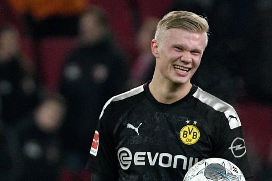 Erling Haaland erzielte in seinem ersten Spiel für Borussia Dortmund gleich drei Tore.